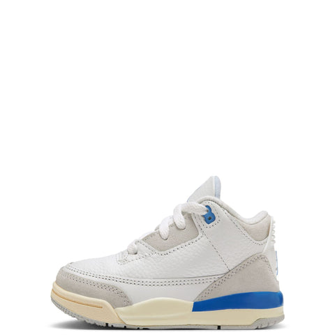 Toddler's Jordan 3 Retro Summit White/Hydrgen Blue (DM0968 101)