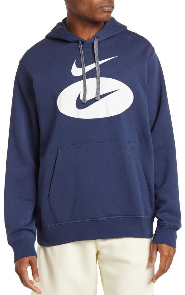 Men's Nike Sportswear Swoosh League Midnight Navy Full Zip Hoodie