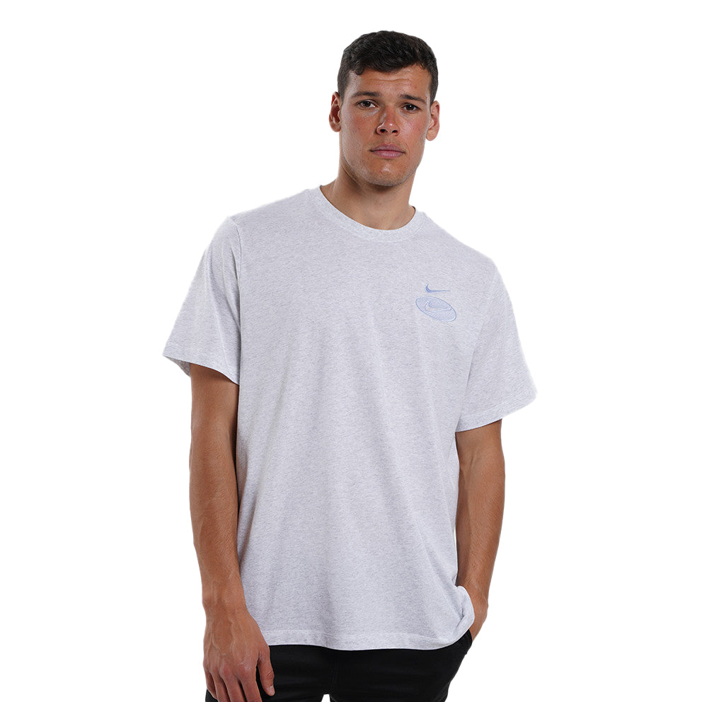 Men's Nike Birch/Heather Grey Swoosh League ESS+ T-Shirt