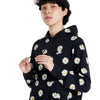 Men's Nike Black NSW Essentials+ AOP Floral Daisy French Terry Pullover Hoodie