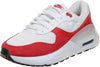 Men's Nike Air Max Systm White/White-University Red (DM9537 104)