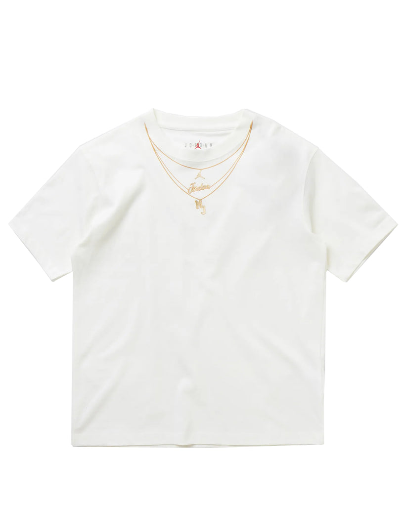 Women's Jordan Sail (Her)itage Gold Chain T-Shirt