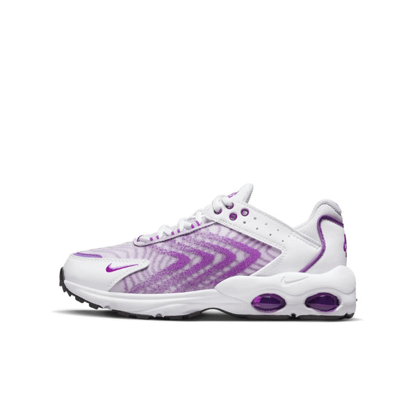 Big Kid's Nike Air Max TW White/Vivid Purple (DQ0296 101)