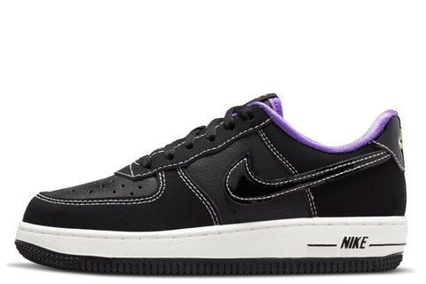 Little Kid's Nike Force 1 LV8 Black/Black-Iron Grey-White (DQ0301 001)