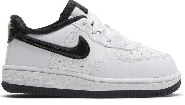 Toddler's Nike Air Force 1 LV8 White/Black-Pure Platinum (DQ0550 100)