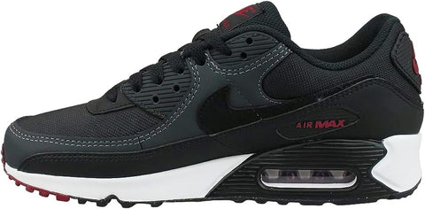 Men's Nike Air Max 90 Anthracite/Black-Team Red (DQ4071 001)