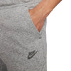 Men's Nike Sportswear Tech Dark Grey Heather/Matte Silver/White Fleece Joggers