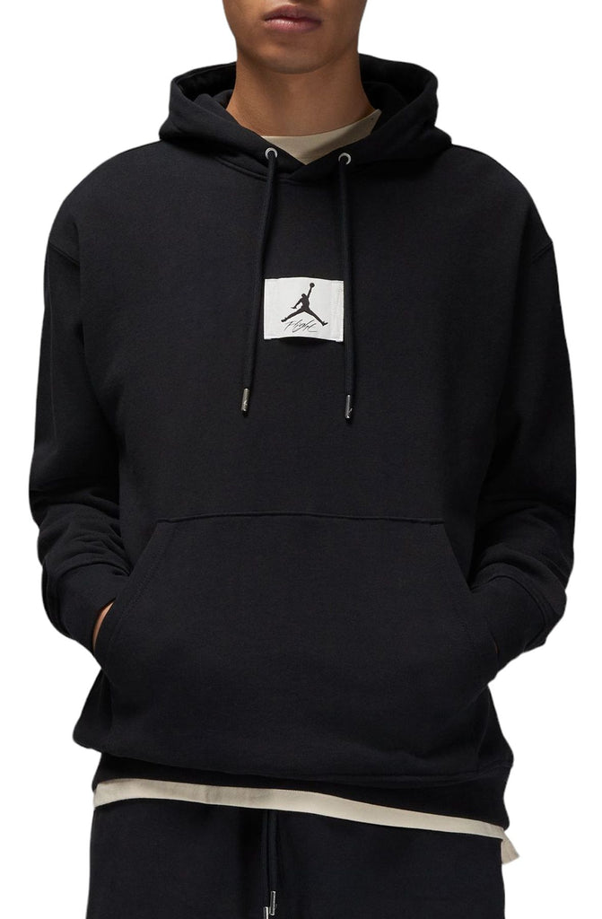 Men's Jordan Black/Sail Flight Fleece Pullover Hoodie