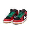 Little Kid's Jordan 1 Mid SE Black/Fire Red-White-Malachite (DQ8419 006)