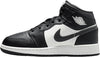 Big Kid's Jordan 1 Mid Black/Off Noir-Summit White (DQ8423 010)