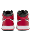 Big Kid's Jordan 1 Mid Black/White-Gym Red (DQ8423 061)