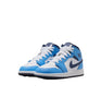 Big Kid's Jordan 1 Mid University Blue/Midnight Navy (DQ8423 405)