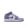 Big Kid's Jordan 1 Mid Dusty Amethyst/Court Purple (DQ8423 500)