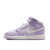 Big Kid's Jordan 1 Mid Violet Mist/White-Barely Grape (DQ8423 502)