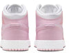 Big Kid's Jordan 1 Mid Pink Foam/White-Fire Red (DQ8423 608)