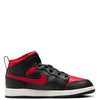 Little Kid's Jordan 1 Mid Black/Varsity Red-Summit White (DQ8424 067)