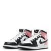 Little Kid's Jordan 1 Mid White/Black-Rust Pink (DQ8424 100)