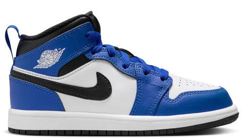 Little Kid's Jordan 1 Mid Game Royal/Black-White (DQ8424 402)