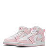 Little Kid's Jordan 1 Mid Pink Foam/White-Fire Red (DQ8424 608)