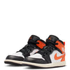 Little Kid's Jordan 1 Mid Starfish/Black-White-Sail (DQ8424 801)