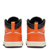 Little Kid's Jordan 1 Mid Starfish/Black-White-Sail (DQ8424 801)