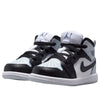 Toddler's Jordan 1 Mid Black/Black-Aura-Squadron Blue (DQ8425 002)
