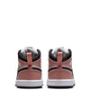 Toddler's Jordan 1 Mid White/Black-Rust Pink (DQ8425 100)