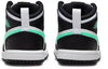 Toddler's Jordan 1 Mid White/Green Glow-Black (DQ8425 103)