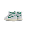 Toddler's Jordan 1 Mid Summit White/Pine Green (DQ8425 142)