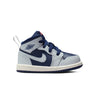 Toddler's Jordan 1 Mid Blue Void/Pure Platinum (DQ8425 403)