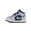 Toddler's Jordan 1 Mid Blue Void/Pure Platinum (DQ8425 403)