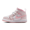Toddler's Jordan 1 Mid Pearl Pink/Med Soft Pink-White (DQ8425 600)