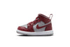 Toddler's Jordan 1 Mid Cherrywood Red/White (DQ8425 615)