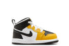 Toddler's Jordan 1 Mid Yellow Ochre/Black-White (DQ8425 701)