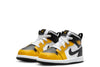 Toddler's Jordan 1 Mid Yellow Ochre/Black-White (DQ8425 701)