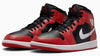 Men's Jordan 1 Mid Black/White-Gym Red (DQ8426 061)