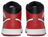 Men's Jordan 1 Mid Black/White-Gym Red (DQ8426 061)