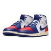 Men's Jordan 1 Mid White/Deep Royal Blue (DQ8426 102)