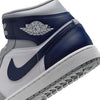 Men's Jordan 1 Mid White/Midnight Navy-Wolf Grey (DQ8426 104)