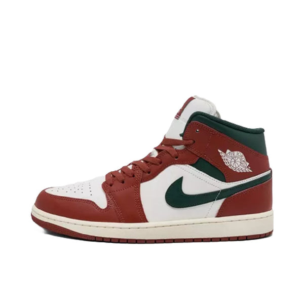 Men's Jordan 1 Mid Sail/Midnight Green (DQ8426 105)