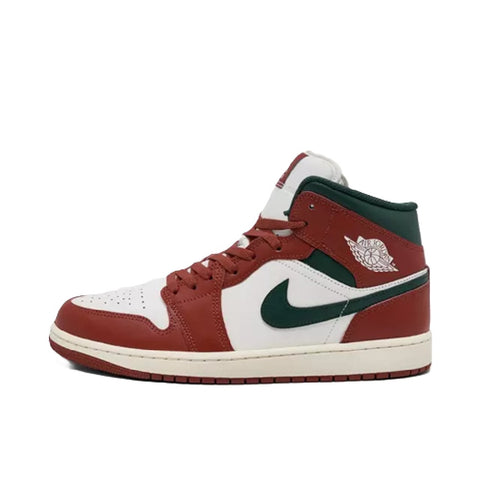 Men's Jordan 1 Mid Sail/Midnight Green (DQ8426 105)