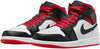Men's Jordan 1 Mid White/Gym Red-Black (DQ8426 106)