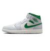 Little Kid's Jordan 1 Mid Summit White/Pine Green