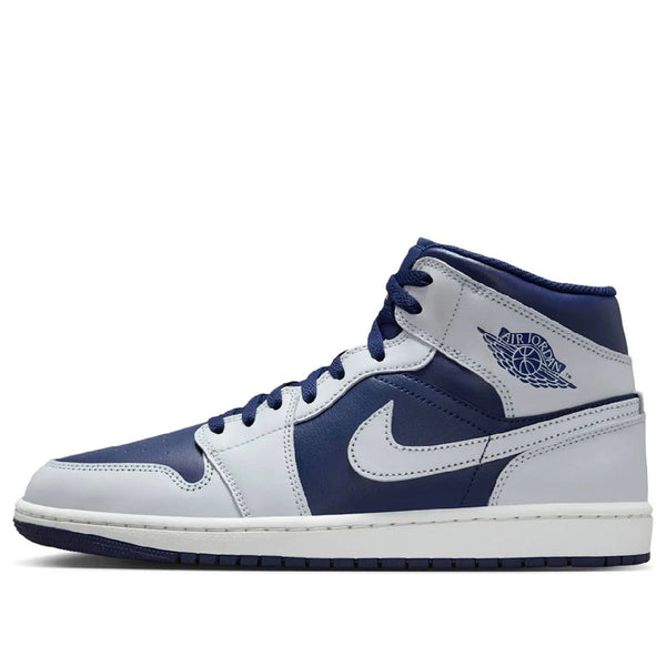Men's Jordan 1 Mid Blue Void/Pure Platinum (DQ8426 403)