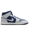Men's Jordan 1 Mid Blue Void/Pure Platinum (DQ8426 403)