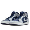 Men's Jordan 1 Mid Blue Void/Pure Platinum (DQ8426 403)