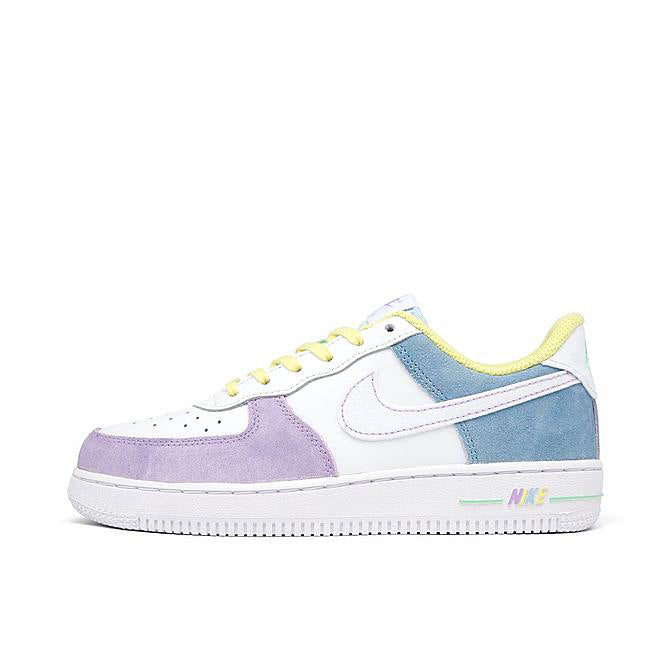 Little Kid's Nike Force 1 LV8 White/White-Lt Zitron (DQ8598 100)