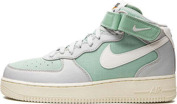 Men's Nike Air Force 1 Mid '07 LX Grey Fog/Sail-Enamel Green (DQ8766 002)