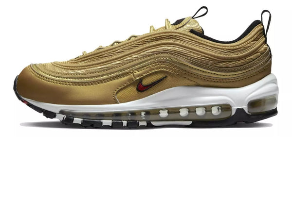 Women's Nike Air Max 97 OG Metallic Gold/Varsity Red (DQ9131 700)