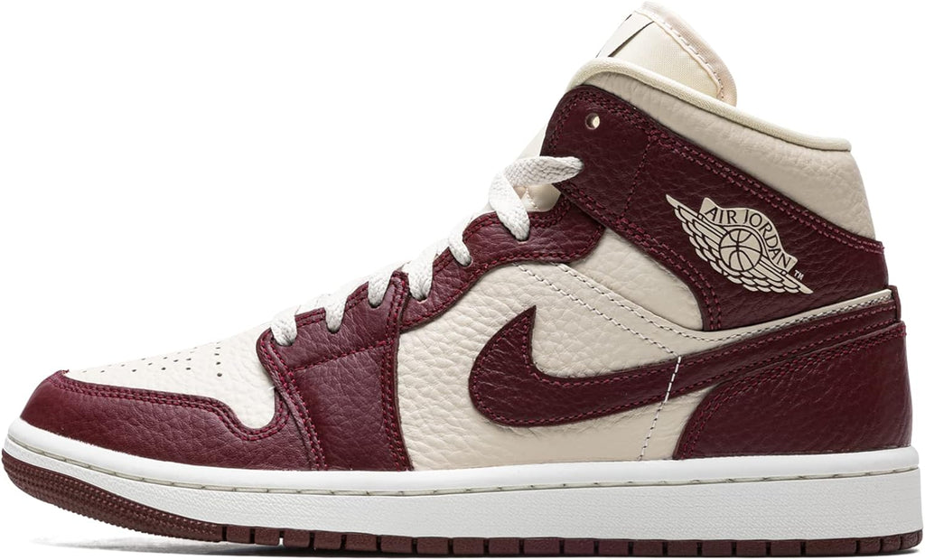 Women's Jordan 1 Mid SE Beach/Cherrywood Red-Sail (DR0501 200)